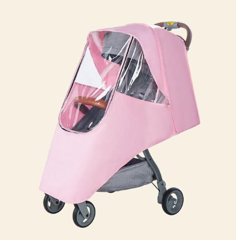 Housse de pluie et de protection contre les intempéries pour poussette – ajustement universel avec chaleur douillette