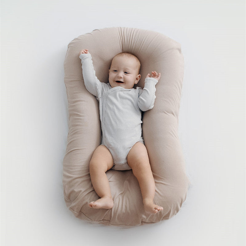 Lit nid pour bébé – coussin berceau en coton respirant pour bébés