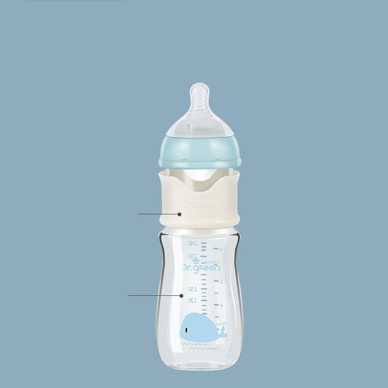 Biberon en verre pour nouveau-né – non toxique, durable et facile à nettoyer