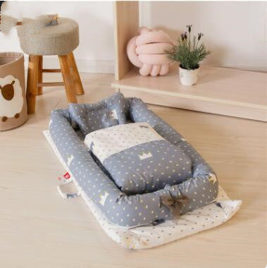 Nid de lit pour nouveau-né – matelas de voyage pliable et moelleux pour berceau ou canapé