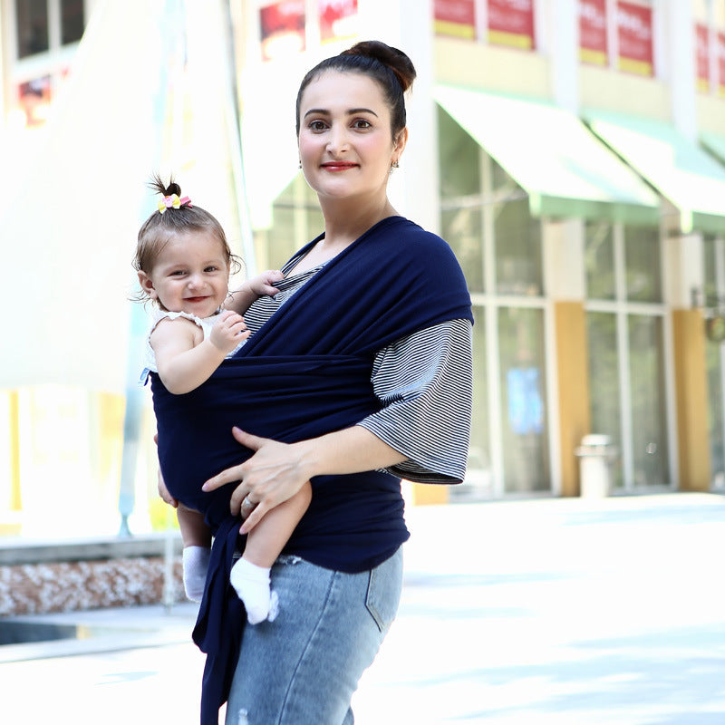 Écharpe porte-bébé confort – écharpe en coton extensible et sécurisée pour les soins du nouveau-né