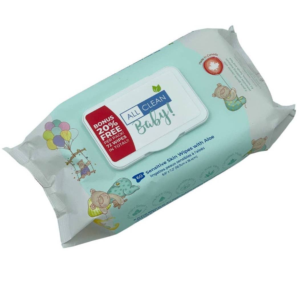 Lingettes pour bébé Pure Water — Fabriquées au Canada et ultra-douces