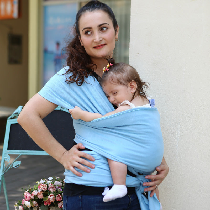 Écharpe porte-bébé confort – écharpe en coton extensible et sécurisée pour les soins du nouveau-né