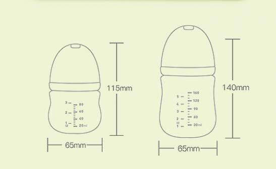 Biberon cuillère en verre pour l'alimentation de bébé – Sans BPA et résistant à la chaleur