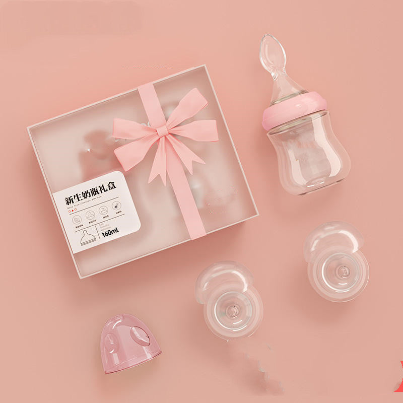 Biberon cuillère en verre pour l'alimentation de bébé – Sans BPA et résistant à la chaleur