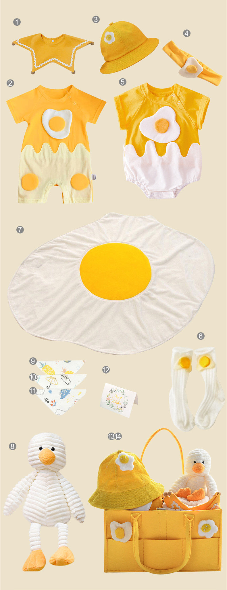 Coffret cadeau pour nouveau-né – tenue d'été pour bébé fille avec robe de princesse