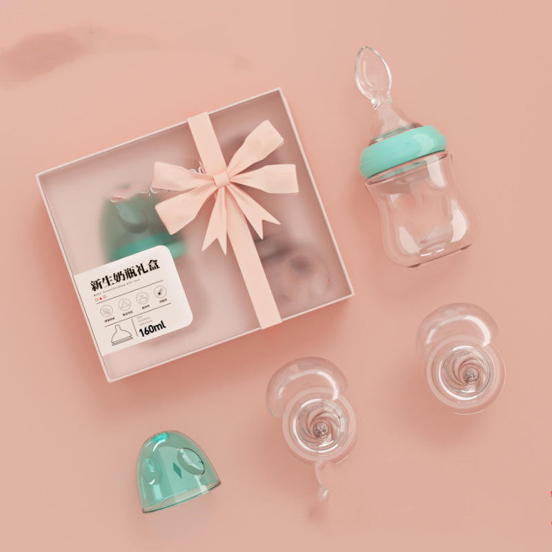 Biberon cuillère en verre pour l'alimentation de bébé – Sans BPA et résistant à la chaleur