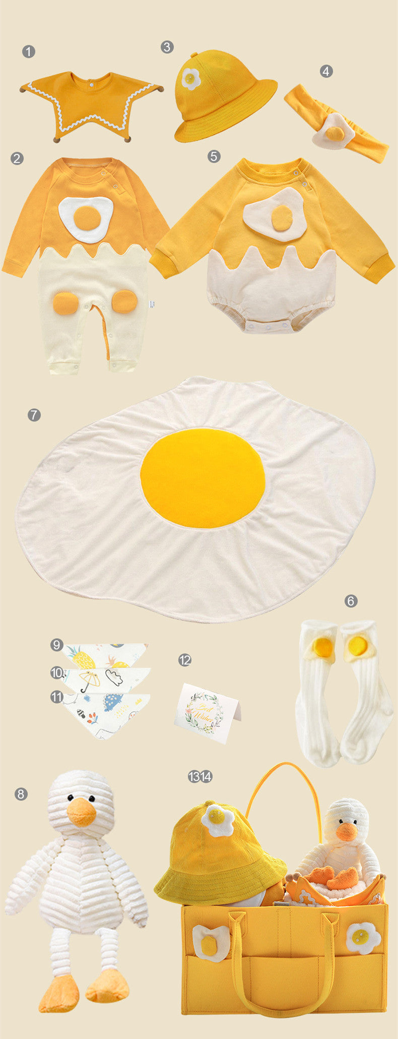 Coffret cadeau pour nouveau-né – tenue d'été pour bébé fille avec robe de princesse