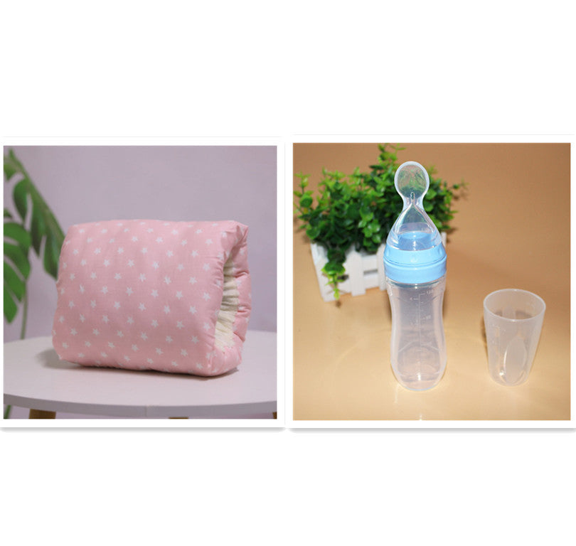 Coussin d'allaitement pour bébé – support en coton doux pour un confort d'allaitement optimal