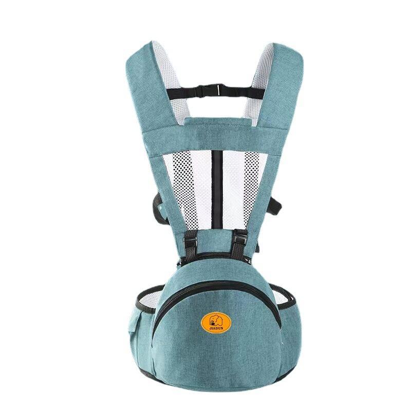Porte-bébé ergonomique pour siège de hanche – tabouret de taille avec sangles réglables, poche de rangement et rembourrage doux