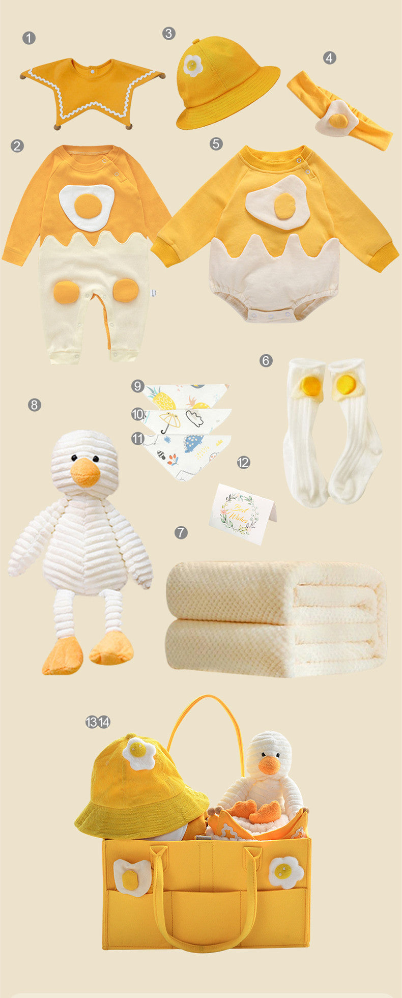 Coffret cadeau pour nouveau-né – tenue d'été pour bébé fille avec robe de princesse