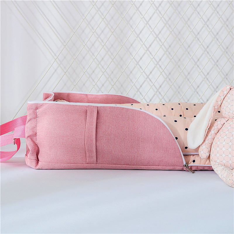 Lit bébé de voyage compact – transat en coton respirant et lavable