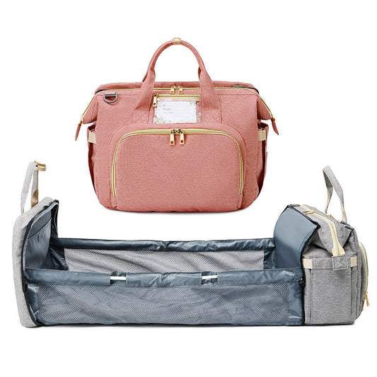 Sac à langer multifonction – avec berceau pliable et compartiments de rangement