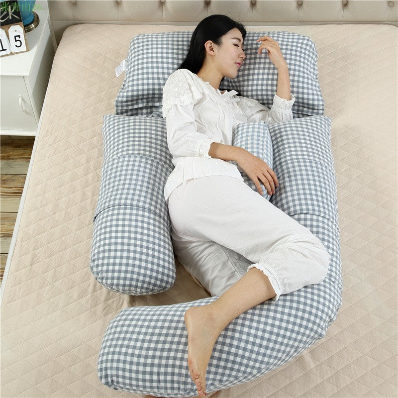 Coussin de maternité – soutien ergonomique pour le dos, le ventre et les jambes