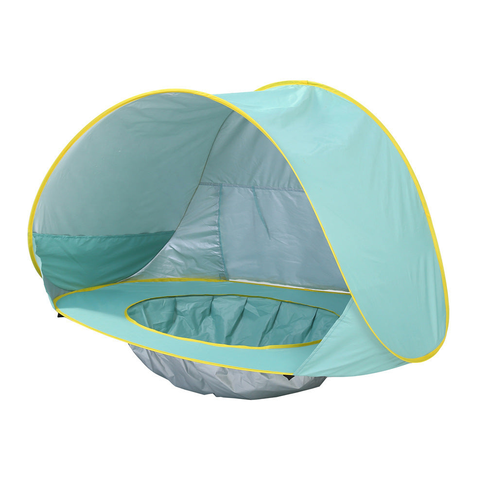 Tente de jeu extérieure pour bébé – Ombre anti-UV avec pataugeoire pour les tout-petits