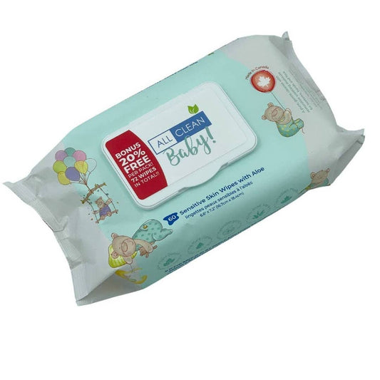 Lingettes pour bébé Pure Water — Fabriquées au Canada et ultra-douces