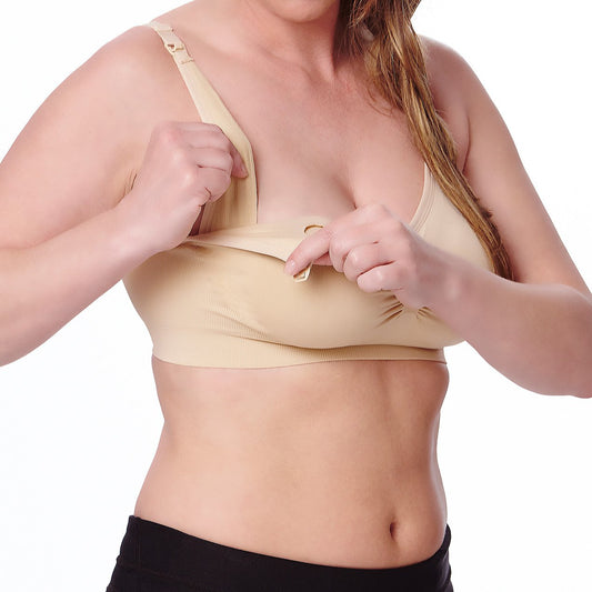 Soutien-gorge d'allaitement sans coutures : confort, maintien et facilité pour chaque maman