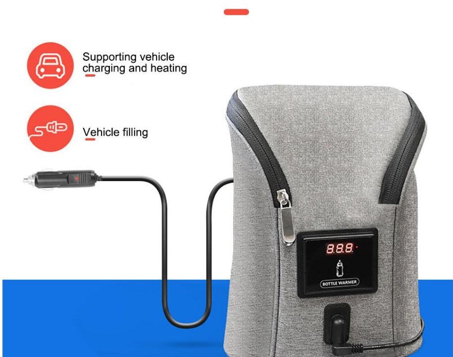 Chauffe-biberon nomade – Solution alimentée par USB pour l'alimentation en voyage