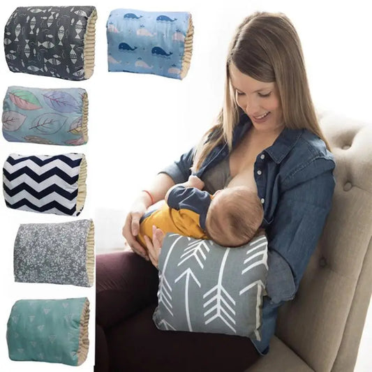 Coussin d'allaitement pour bébé – support en coton doux pour un confort d'allaitement optimal
