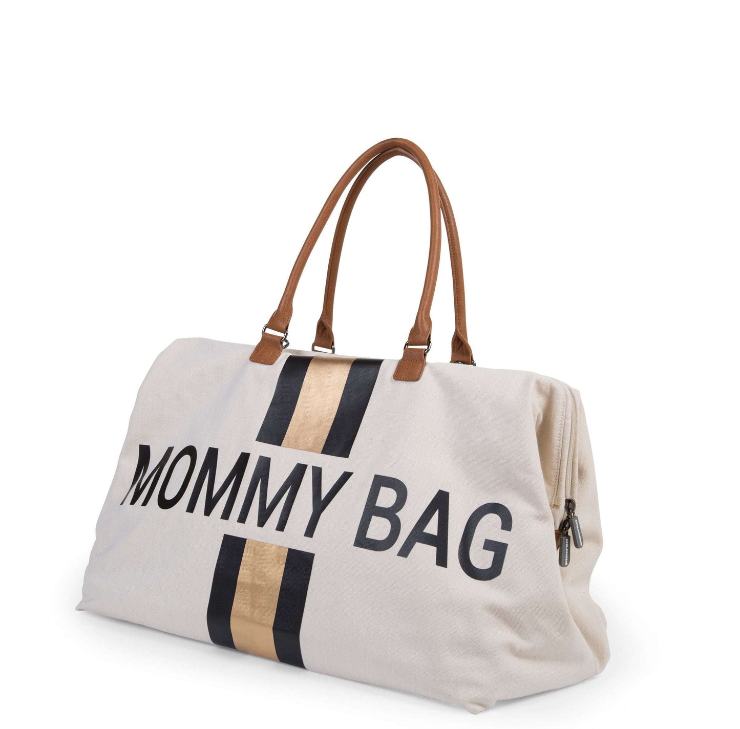Sac à langer en toile rayée