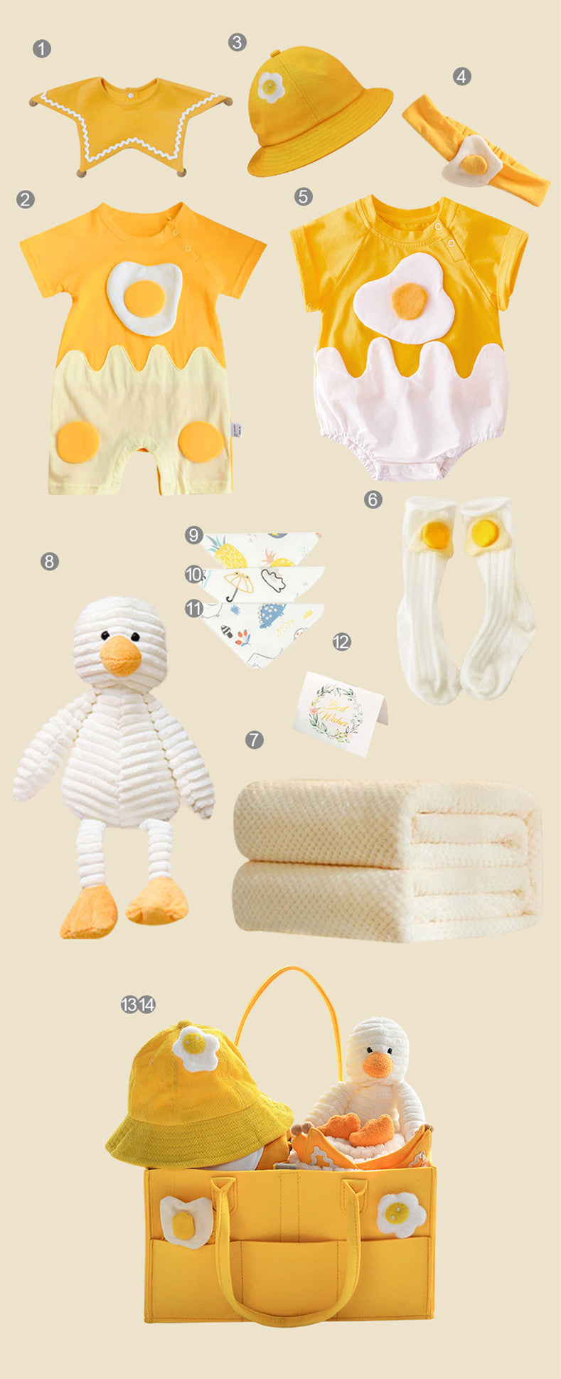 Coffret cadeau pour nouveau-né – tenue d'été pour bébé fille avec robe de princesse