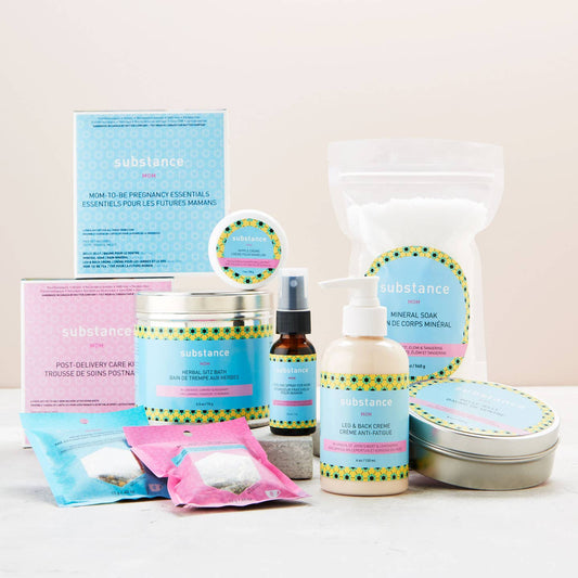 Coffret de soins post-accouchement — Guérison douce pour les nouvelles mamans