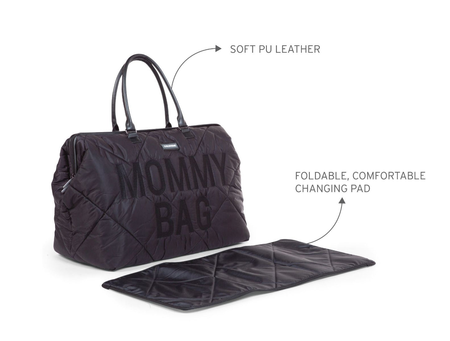 Sac à langer Cloud Comfort Puffer - Noir