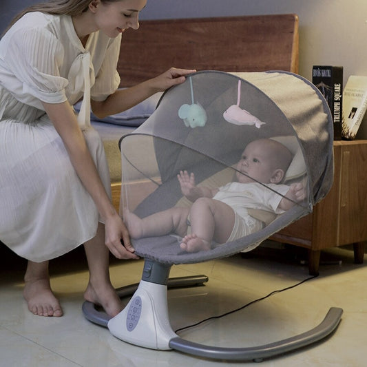 Siège à bascule automatique pour bébé – berceau confortable avec commandes intelligentes